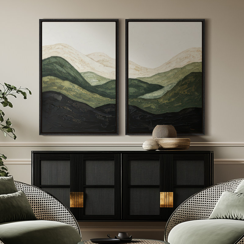 Art mural encadré sur toile, rétro muraux abstraits pour chambre à coucher, H 36 po x l 24 po, Noir