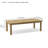 CHELSEA RECTANGULAR DINING TABLE