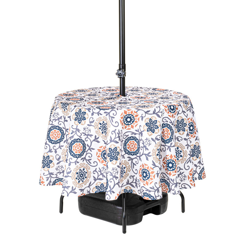 Charif Geometric Shapes Water Repellent Tablecloth, 180cm W x 180cm L