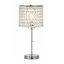 Lampe de chevet 20 po avec abat-jour tambour transparent Alessandro-681979840-696321434