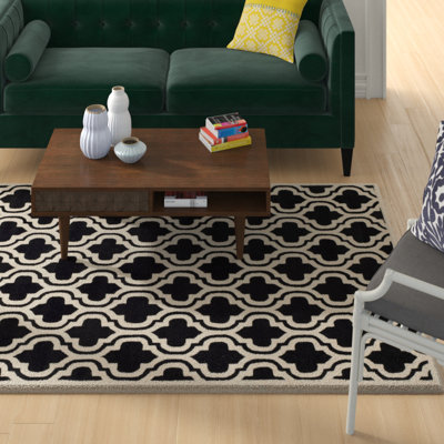 Carolene Hand Tufted Wool Geometric Rug