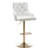 Swivel Upholstered Faux Leather Adjustable Height Counter Stool with Steel Frame-1022989697-1072607233