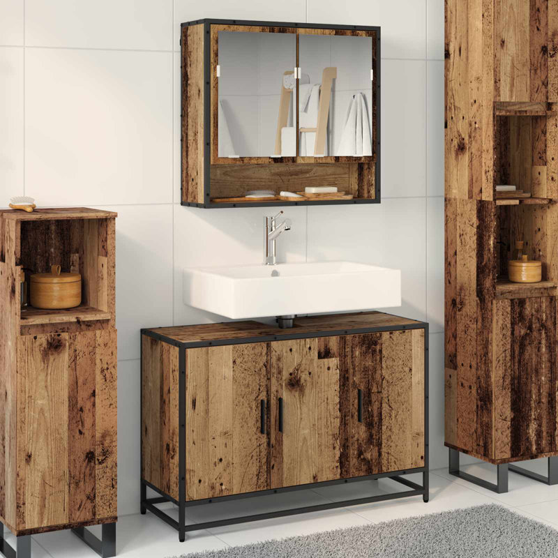Vanity & Mirror Set