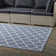 Avena Moroccan Quatrefoil Trellis Indoor and Outdoor 5x8 Area Rug