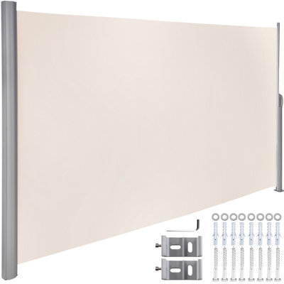 VEVOR 118'' W Metal Cover Retractable Side Awning