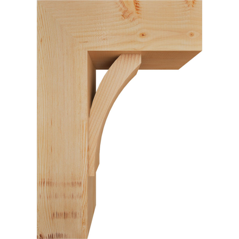Support à blocs l 7 1/2 po x P 18 po x H 26 po Thorton avec support décalé, sapin Douglas, 26 x 18