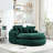 Oval Upholstered Bean Bag Sofa-92588159
