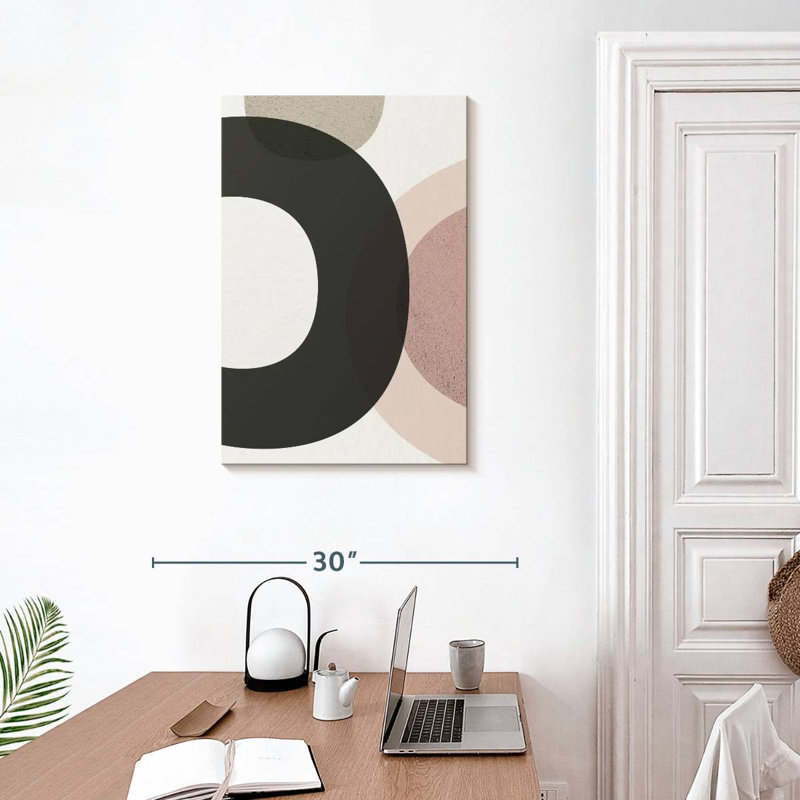 Cercles minimalistes Avery I, H 30 po x l 20 po