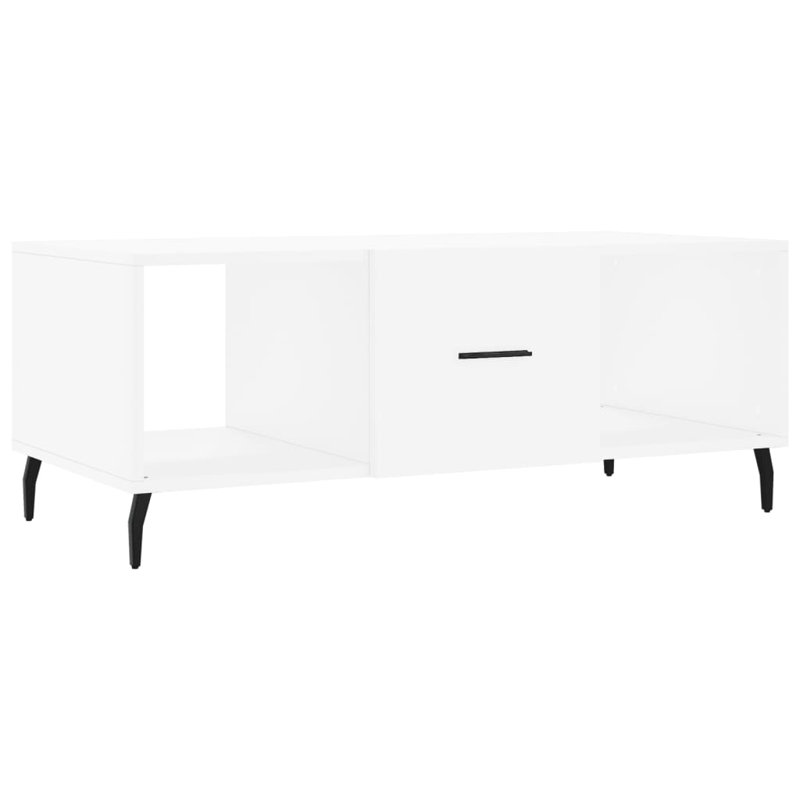 vidaXL Coffee Table White 40.2x19.7x15.7" Engineered Wood