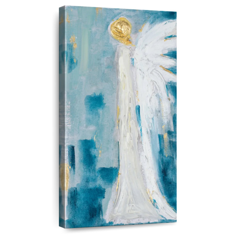 Ailes d'ange céleste, H 30 po x l 15 po