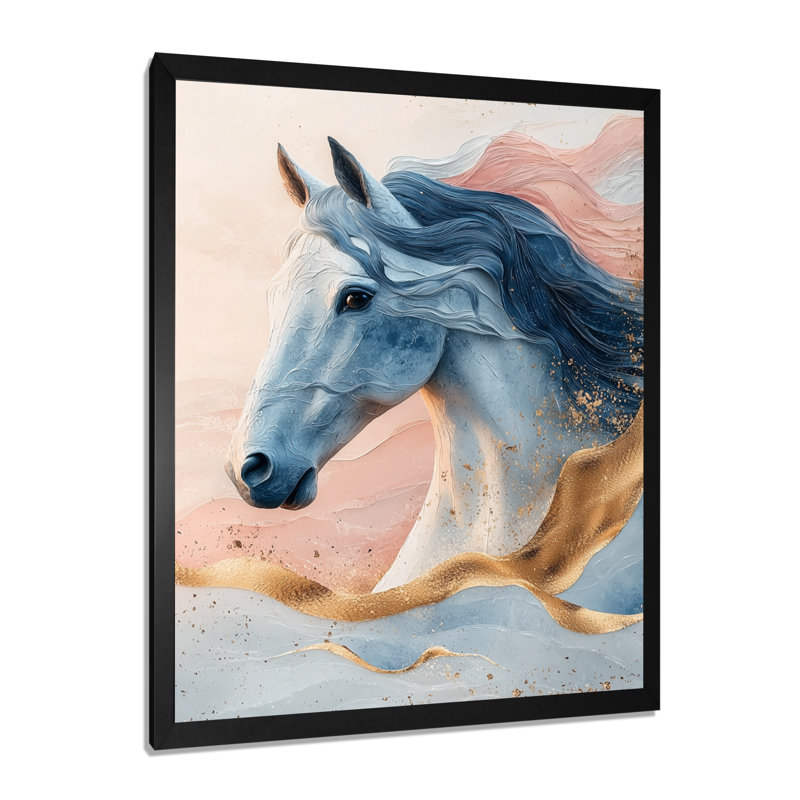 Mariande - animaux, art mural, Noir, H 20 po x l 12 po, Reproduction encadrée d'une seule photo