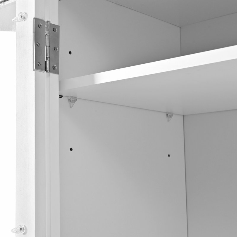 Armoire de rangement pour garde-manger autoportante avec tiroirs, tablettes réglables et prise de courant pour la salle à manger et le salon