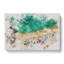 Damlatas Cleopatra Beach In Turkey Watercolour - Wrapped Canvas-61883867