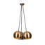 Lustre vintage scandinave, corps en métal, 15,7 po de diamètre x 44,5 po de hauteur | 3 x douilles E27 (40 W maximum) | Design moderne et glamour, parfait pour le salon et la salle à manger, luminaire élégant pour la maison-694557633