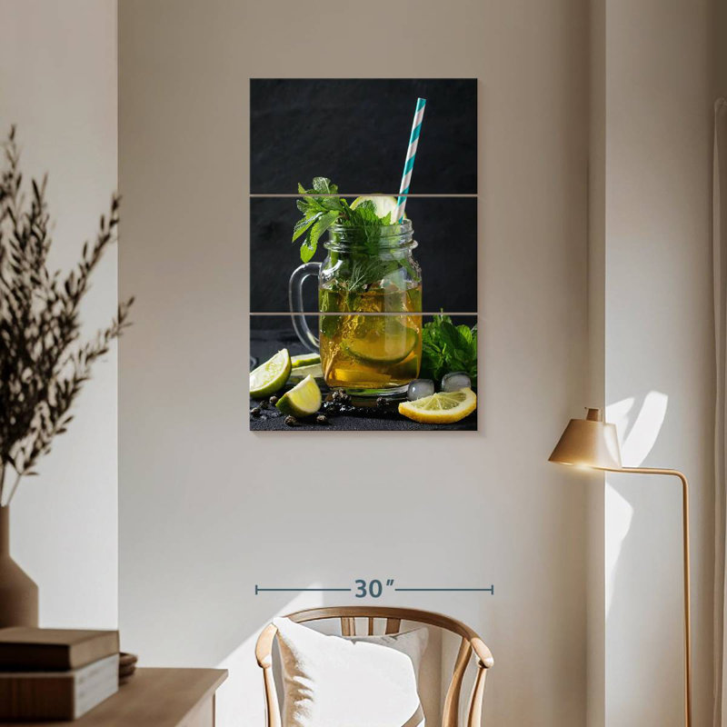 Yarlin Fresh Lemon Mint Tea, 57" H x 36" W