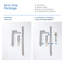 Robinet de lavabo vasque avec ensemble de drain Blaze-63955663