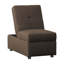 Élégant fauteuil convertible avec repose-pieds avec rembourrage en mousse et structure en bois massif pour le salon-135545700