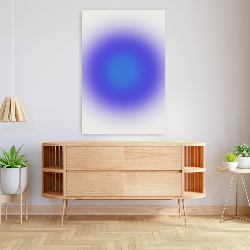 Violet Aura Burst, H 48 po x l 32 po