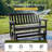 Patio Glider 2-Person Bench With Cup Holders-126437679