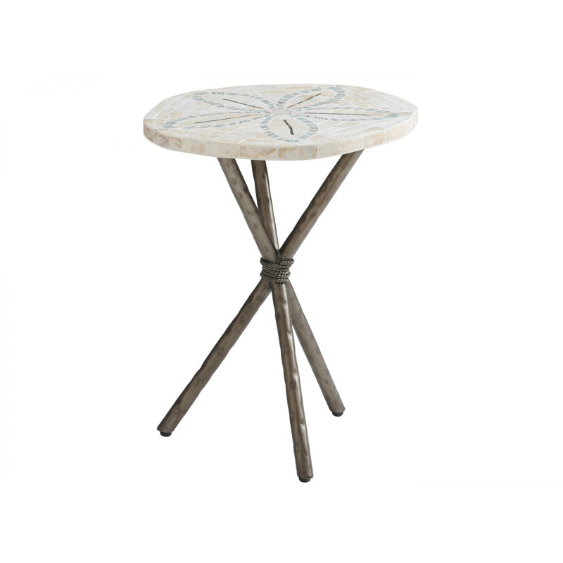 Ocean Breeze Sand Dollar End Table