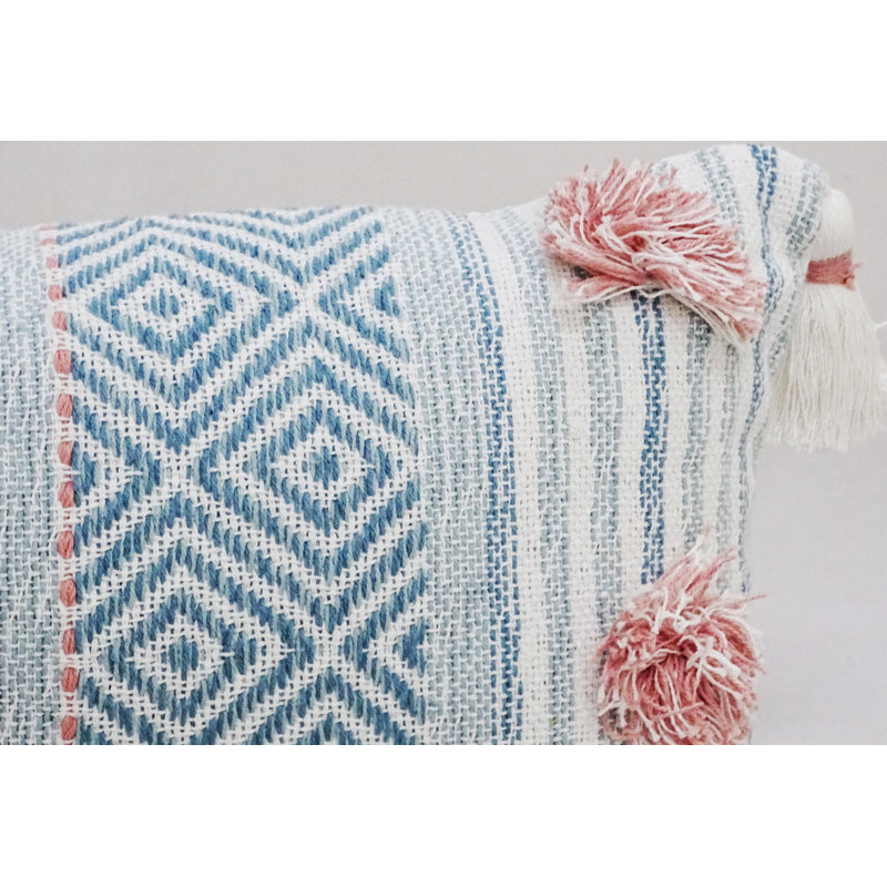 Bhawna's Fusion Rectangular Cotton Pillow Cover & Insert