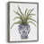 Distressed Silver Framed Canvas