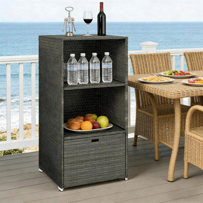 Porte-serviettes à deux tablettes