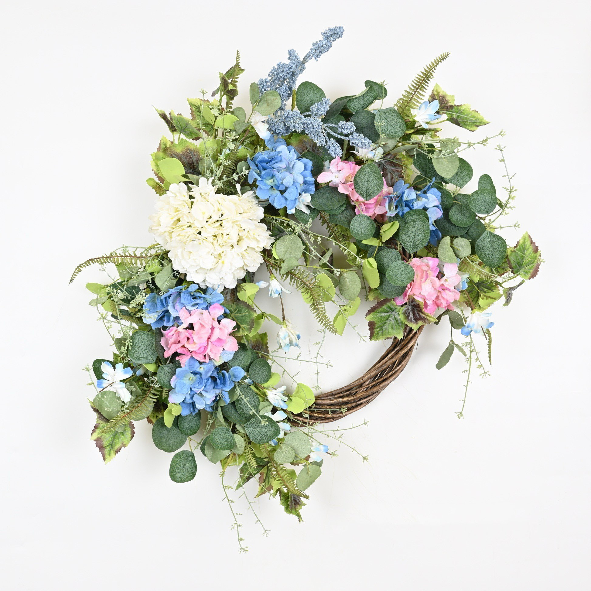 The Holiday Aisle® Handcrafted Faux 26'' Spring Summer Wreath for Front ...