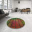 Tapis vert/rose à motifs-1589805196