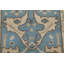 Tapis de couloir bleu clair Oushak