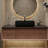 48" Modern Bathroom Brown Vanity with Single Black Sink, Brown Wood Texture with Ample Storage-80443646-80443640