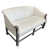 White Faux Leather