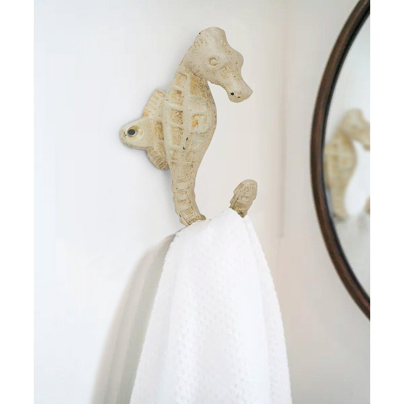 Seahorse Hook, Antique Ivory