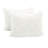 White Standard Cotton 3 Piece Comforter Set-937667468