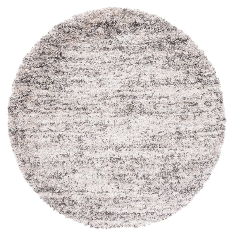 Cockrell Performance Rug, Gray, Round 4'