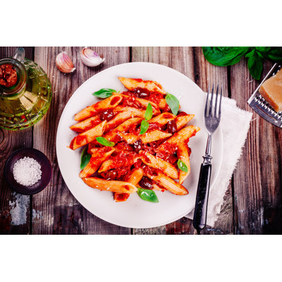 Italian Penne Pasta - Wrapped Canvas Print