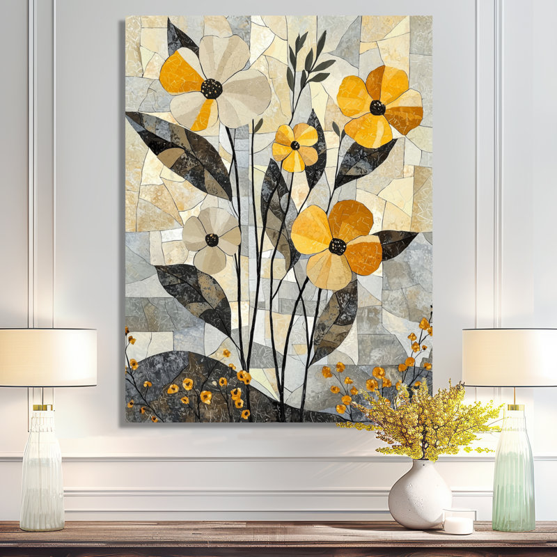 Garretson - Abstract Canvas Art Print, H 32 po x l 16 po, Toile tendue, Ne s’applique pas