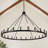 Yeraldine 24 - Light Lagre Dimmable Wagon Wheel Chandelier Farmhouse Round Vintage Candle Style Light for Living Room, Foyer, Entryway-1012419348-1066689261