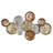 Traditional Abstract Wall Decor on Metal
