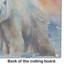 Polar Bear Glass Cutting Board Large
