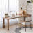 Brown Rectangular Solid Wood desk-108954548