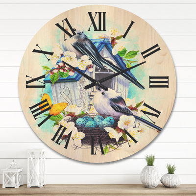 Solid Wood Wall Clock