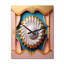 Horloge murale blanche-99634487