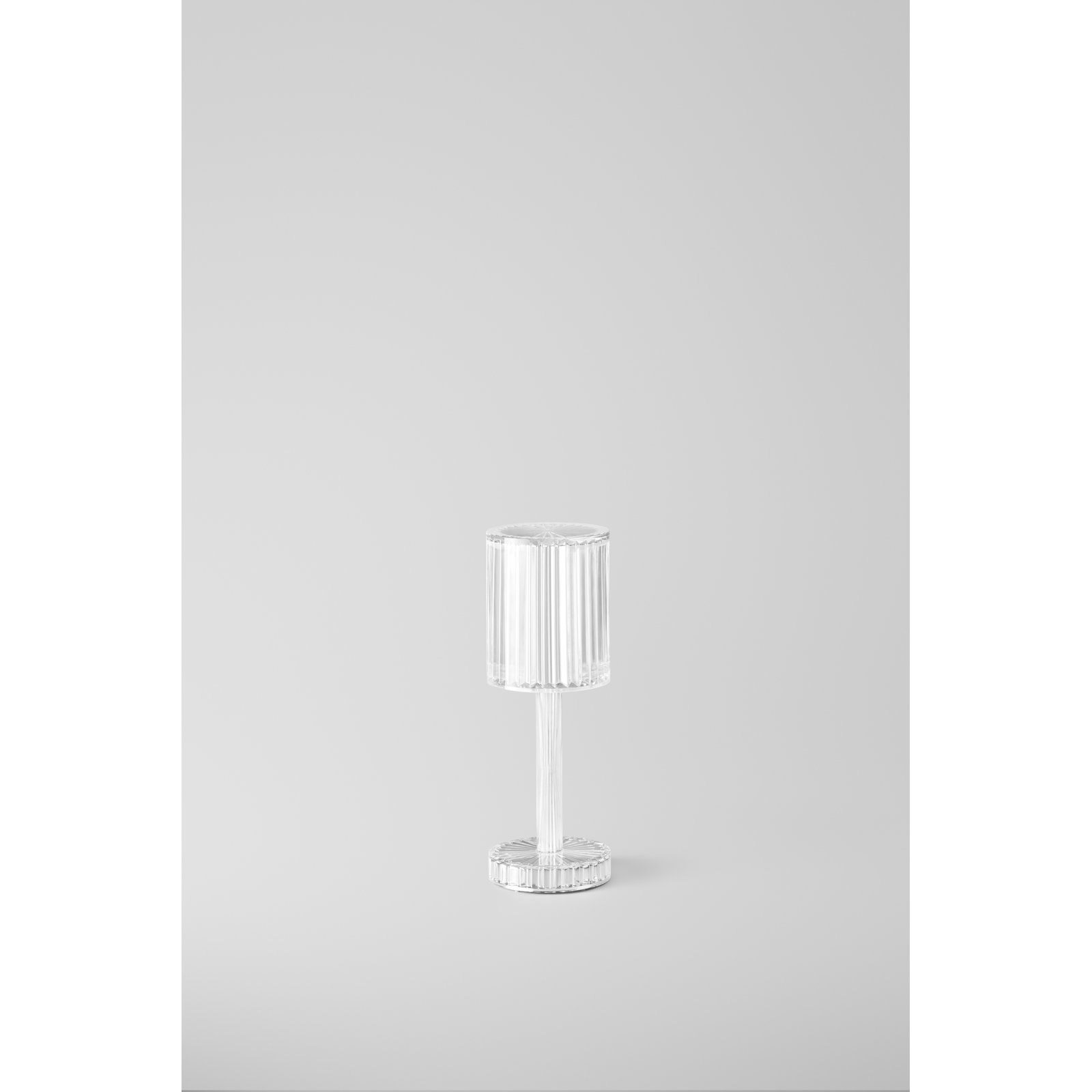 Gatsby Cylinder Table Lamp, Cristal