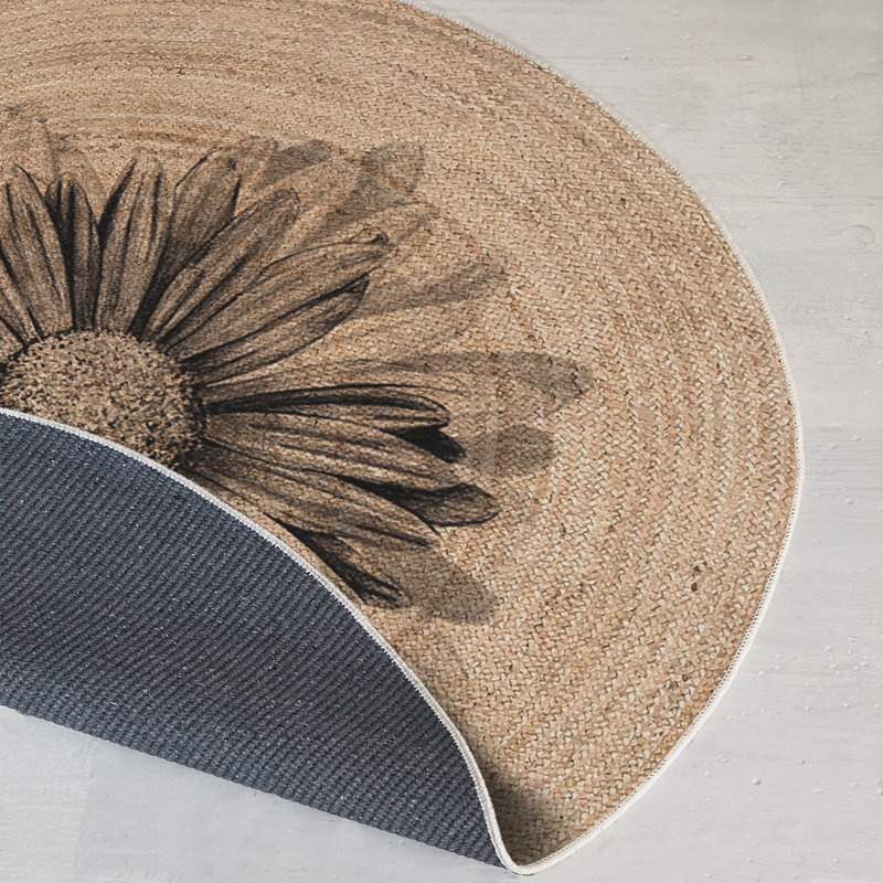 Round Noemi Area Rug, Round 80cm