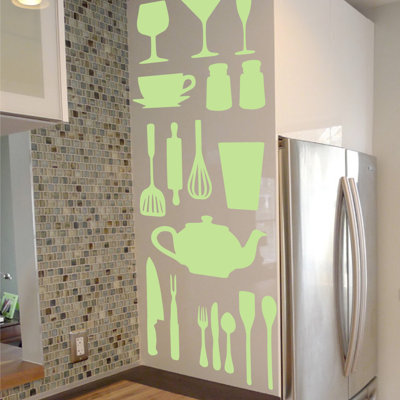 Décalcomanie murale de cuisine