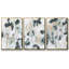 Ensemble de 3 pièces encadrées sur toile Tempéré-97946372-97946371