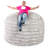 Saxx 6 Foot Giant Bean Bag Chair For Adults - Luxe Faux Fox Fur-63654778