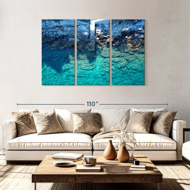 Gillard Solta Crystal Waters, H 48 po x l 74 po