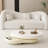 Masek Modern Extendable Coffee Table, Stylish Creative Rotating Coffee Table